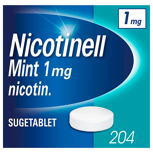 Nicotinell Mint Sugetablet 1MG (204 stk)