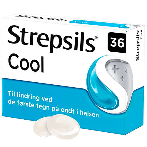 Strepsils Cool Sugetabletter - 36 stk