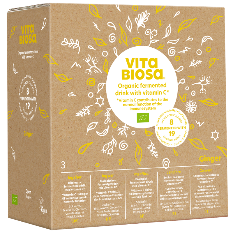 Vita Biosa Ingefær Øko. - 3 ltr.