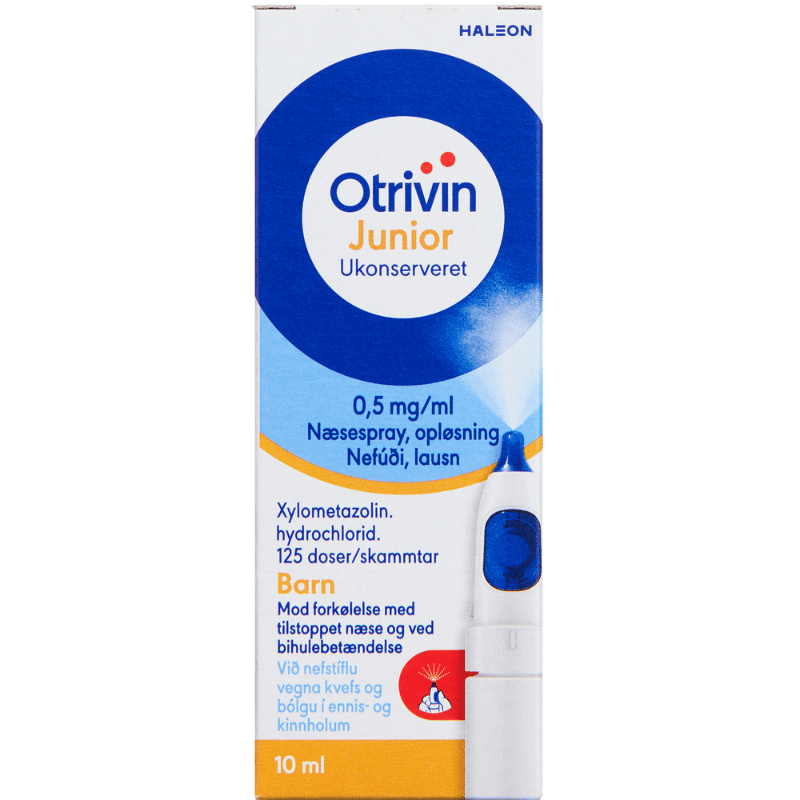 Otrivin Junior Næsespray 0,5 mg/ml (10 ml)