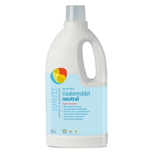Sonett Vaskemiddel Fl. Neutral - 2 l.