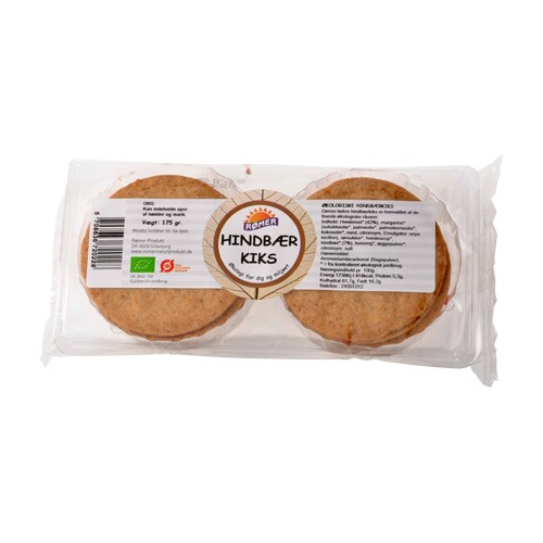 Kiks m. hindbærfyld Ø 175 gr
