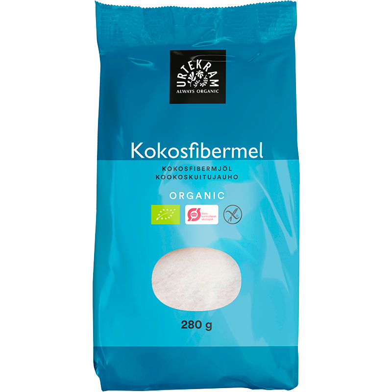 Urtekram Kokosfiber Mel Ø - 280 g.