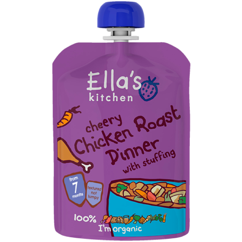 Ellas Kitchen Babymos Kylling/Grøntsager Ø 7 Mdr - 130 gr