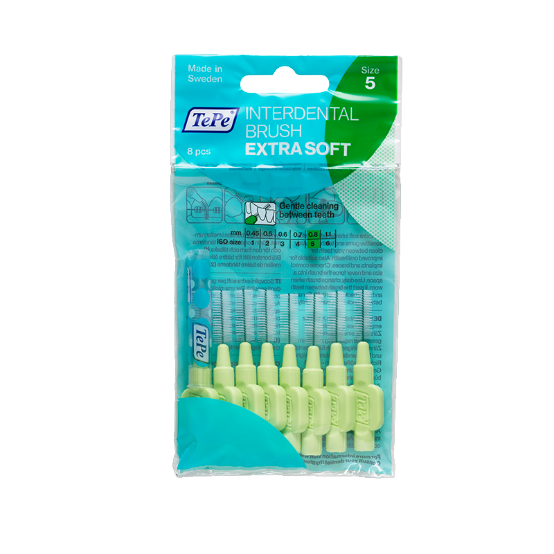 TePe Mellemrumsbørste Extra Soft Grøn - 8 stk