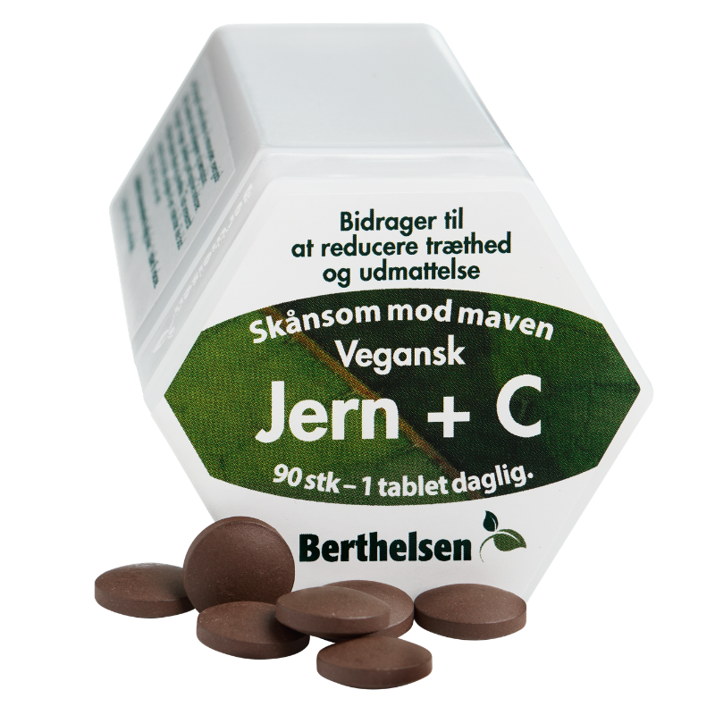 Berthelsen Jern med C-vit. - 90 tabs.