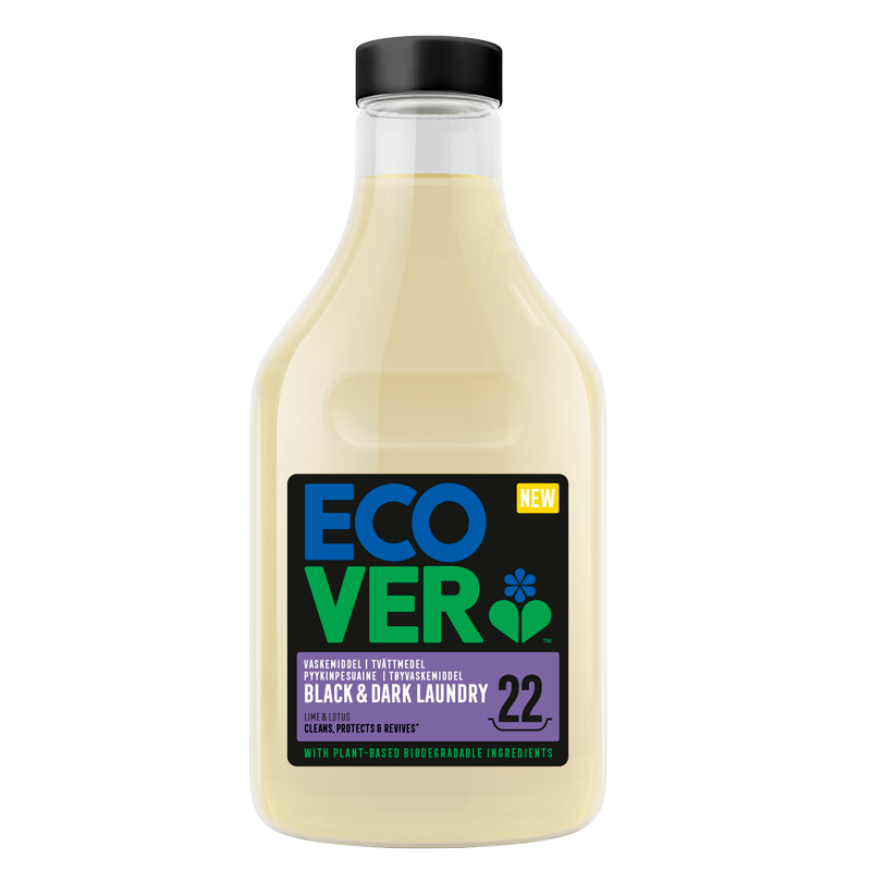 Ecover Flydende Vaskemiddel Black - 1000 ml.