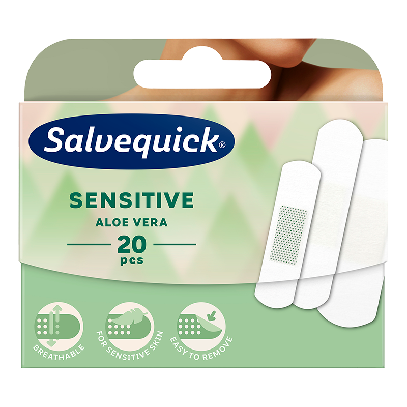 Salvequick Aloe Vera Sensitiv (20 stk)