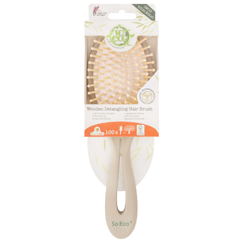 So Eco So Eco Biodegradable Gentle Detangling Brush (1 stk)