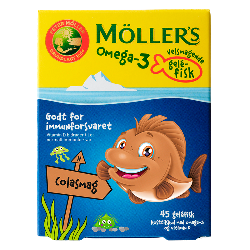 Møllers Geléfisk Colasmag (45 stk)