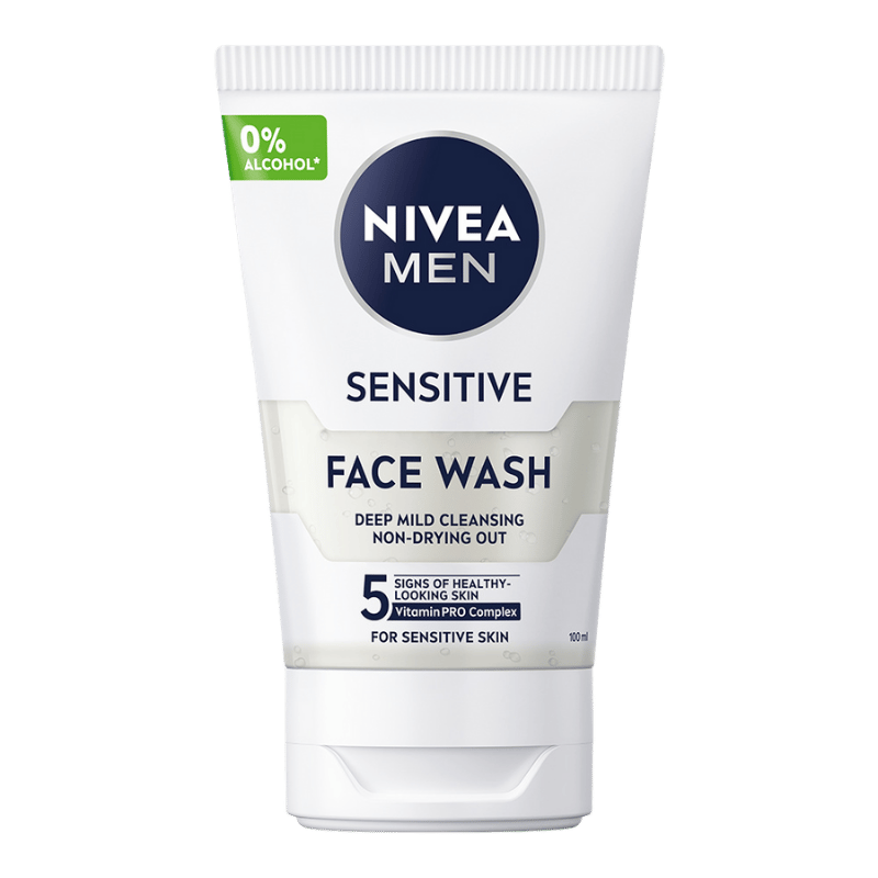 Nivea For Men Sensitive Face Wash (100 ml)