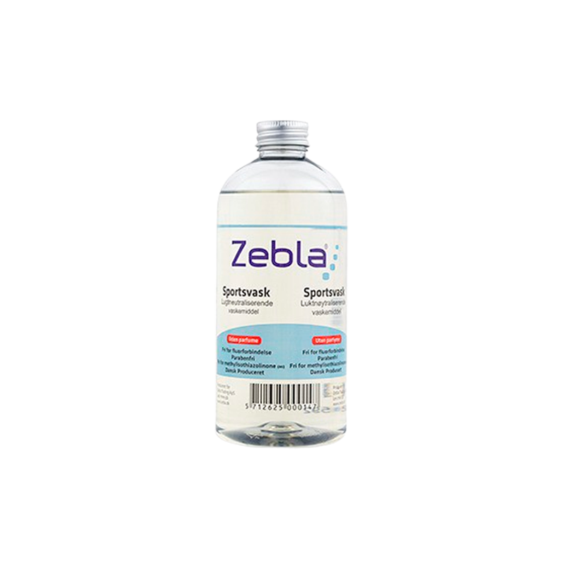 Zebla Sportsvask Uden Parfume - 500 ml.