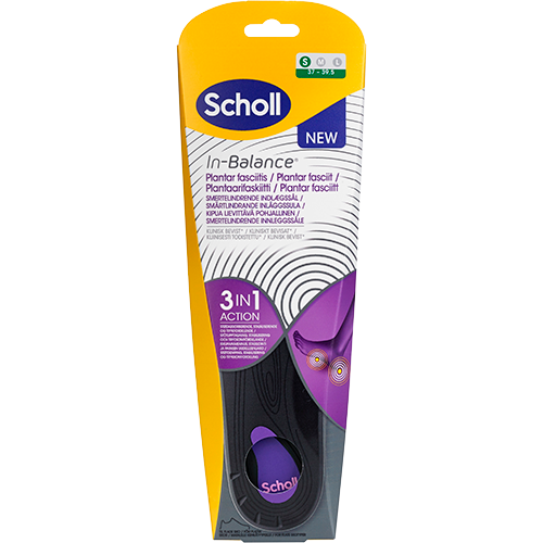 Scholl Med Insoles Plantar Fasciitis Size S (1 sæt)