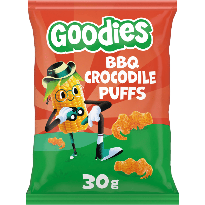 Goodies Crocodile BBQ Puffs (30 g)
