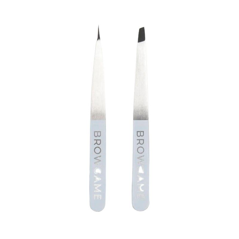 Browgame Duo Pack Tweezer Pointed & Slanted - 1 stk