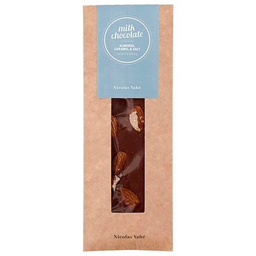 Nicolas Vahé Milk Chocolate - Caramel, Salt & Almonds (50 g)
