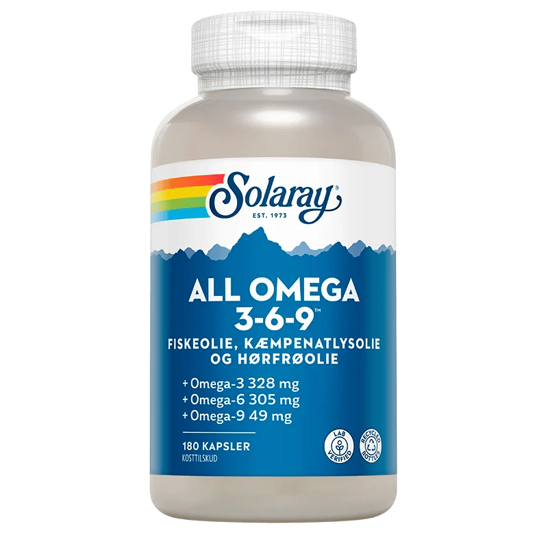 Solaray All Omega 3-6-9 - 180 kaps.