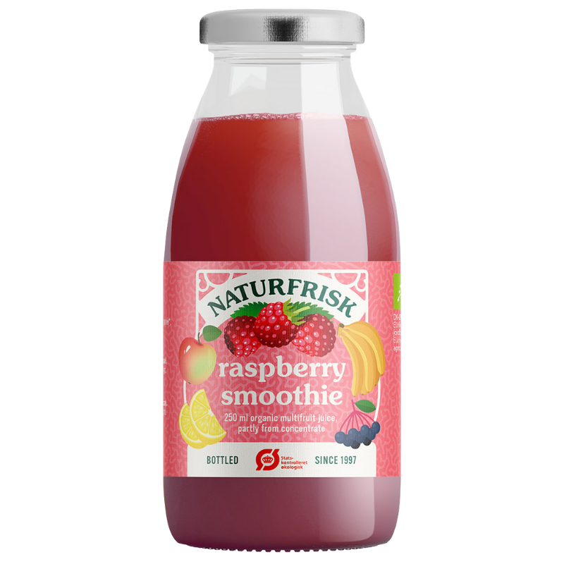 Smoothie Hindbær Ø 250 ml.