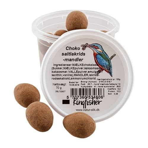 Coala's Naturprodukter Choko saltlakrids mandler - 70 g.