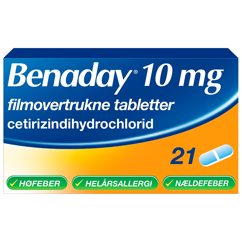 Benaday Tabletter 10 mg - 21 stk.