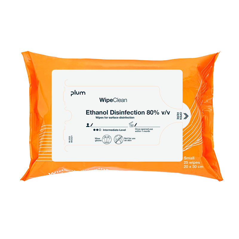 Plum WipeClean Overfladedesinfektion Small (25 stk)
