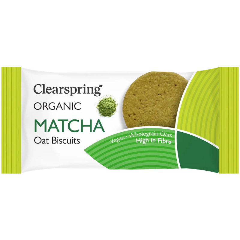 Clearspring Havrekiks Matcha Ø (40 g)
