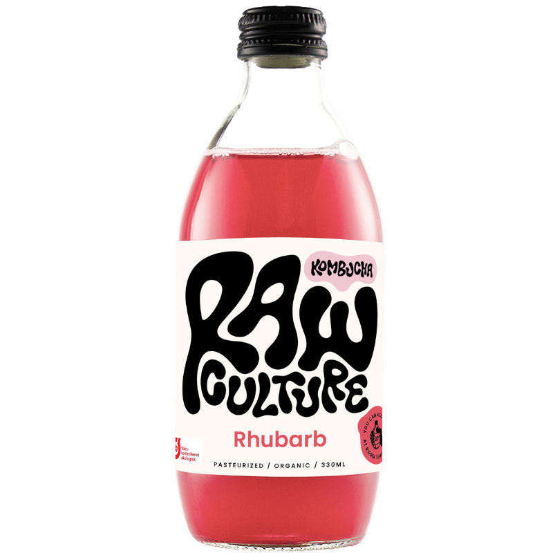 Raw Culture Rhubarb Kombucha Ø (330 ml)