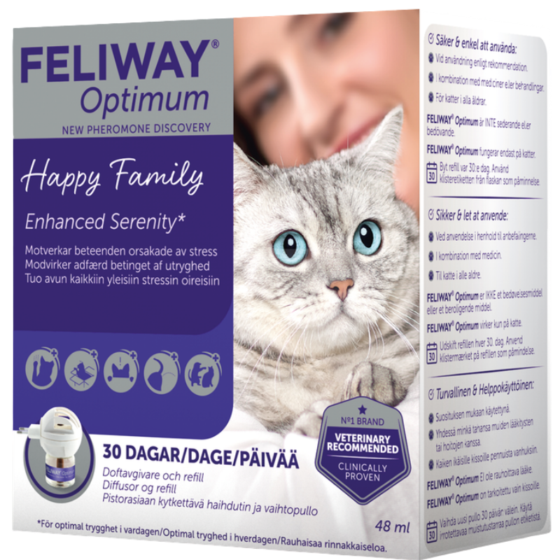 Feliway Optimum Diffusor M. Flaske 48 ml (1 stk)