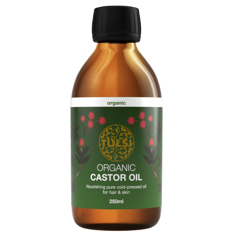 Tulsi Castor/Ricinusolie (koldpresset/hexanfri) Ø (250 ml)