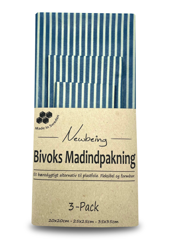 Newbeing Bivoks madindpakning blå (3 stk)