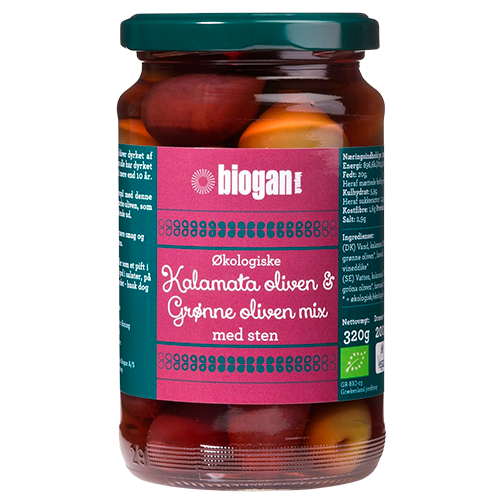 Biogan Olivenmix Kalamata & Grønne Ø (320 g)