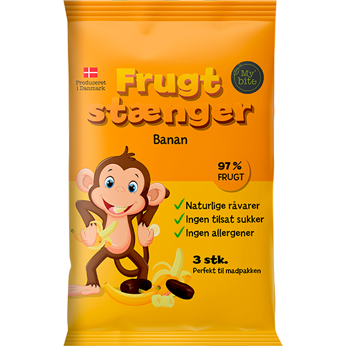 MyBite Frugtstænger Banan (60 g)