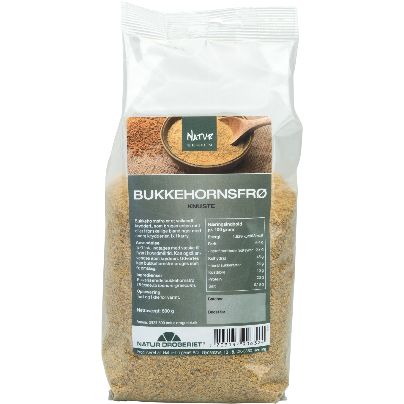 Natur Drogeriet Bukkehornsfrø Knuste - 500 gr.