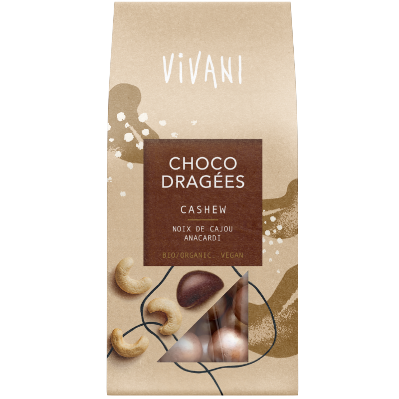 Vivani Choco Dragee Cashew Ø (75 g)