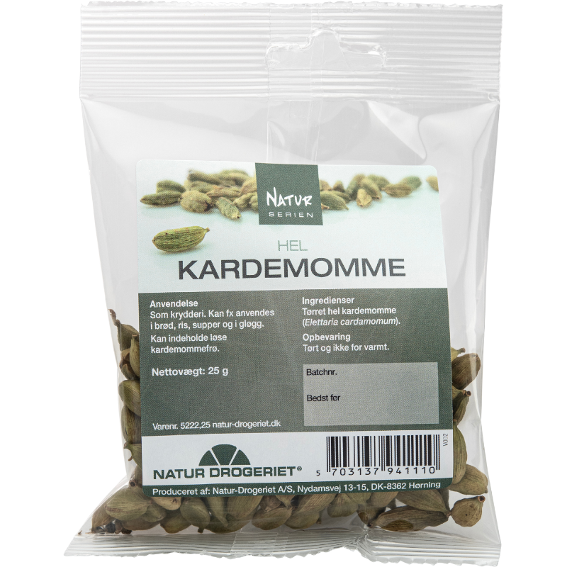 Natur Drogeriet Tørret Hel Kardemomme (25 g)