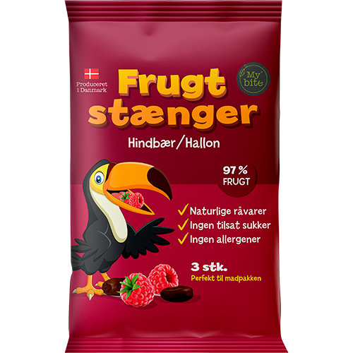 MyBite Frugtstænger Hindbær (60 g)