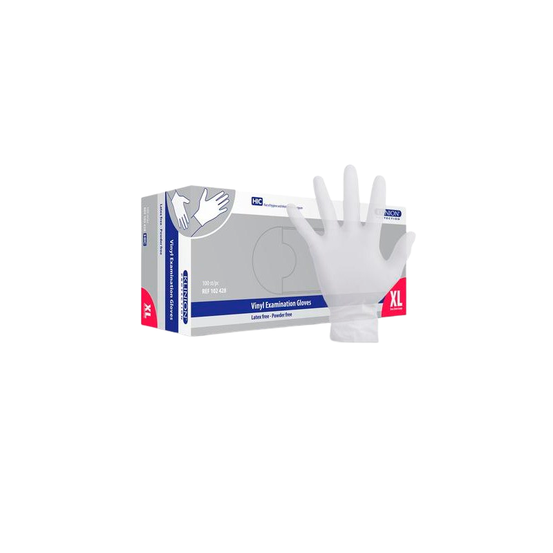 Klinion Protection Vinylhandske Pudderfri - X-Large (100 stk)