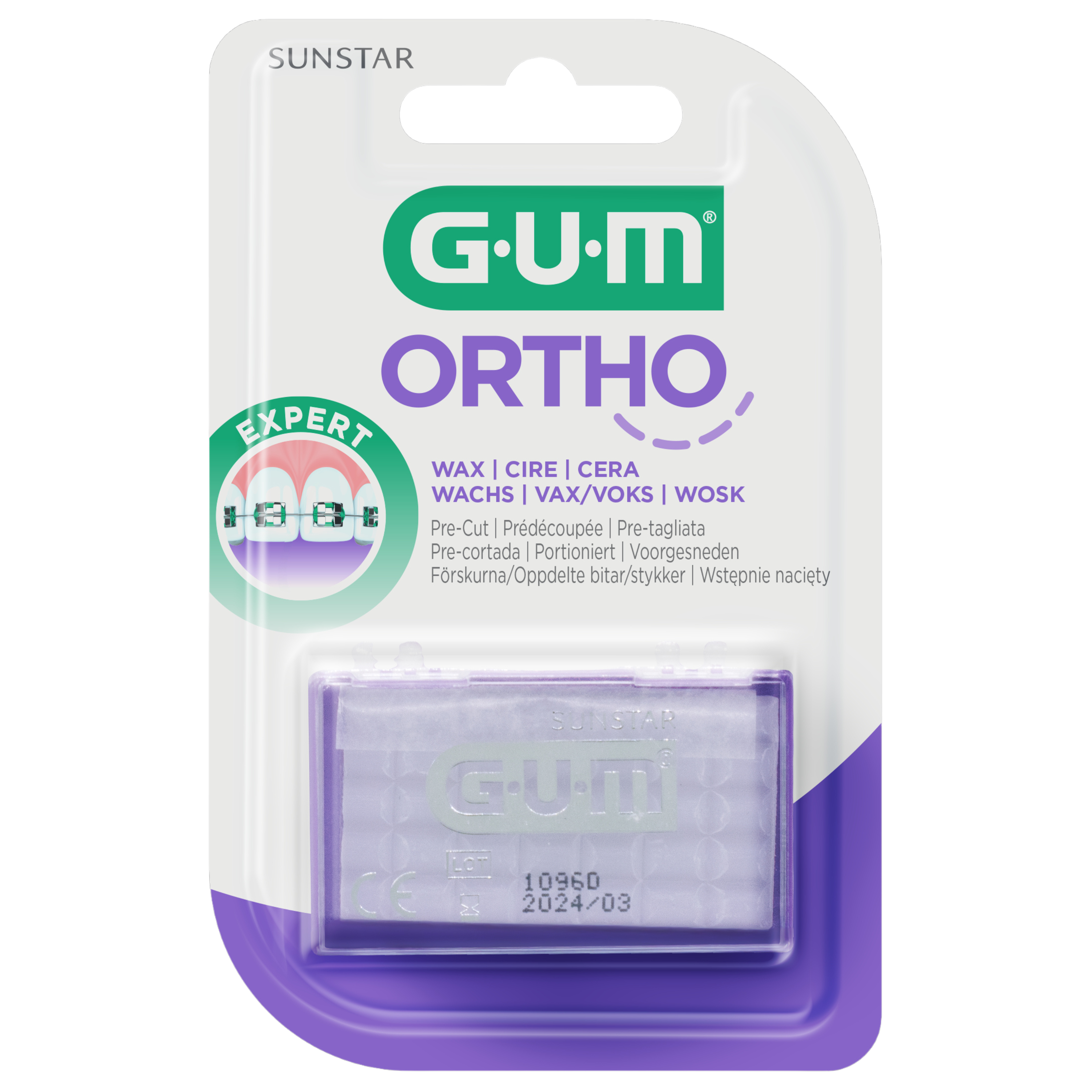 GUM Orthowax - Tandreguleringsvoks - 1 stk