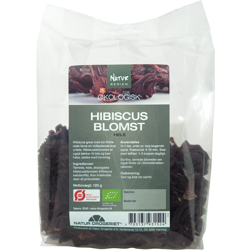 Natur Drogeriet Hibiskus Tørret Ø (125 g)