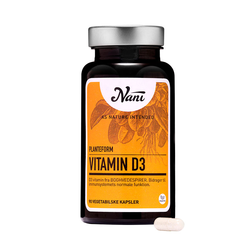 Nani Vitamin D3 Vegetabilsk - 90 stk