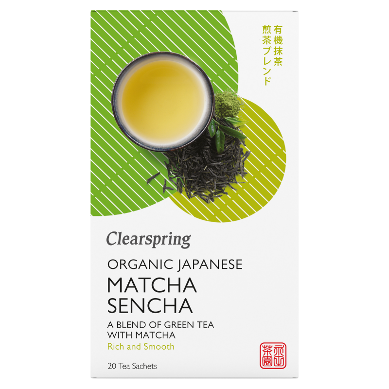 Clearspring Sencha/Matcha Grøn Te Ø - 20 br. Clearspring Sencha/Matcha Grøn Te Ø - 20 br.