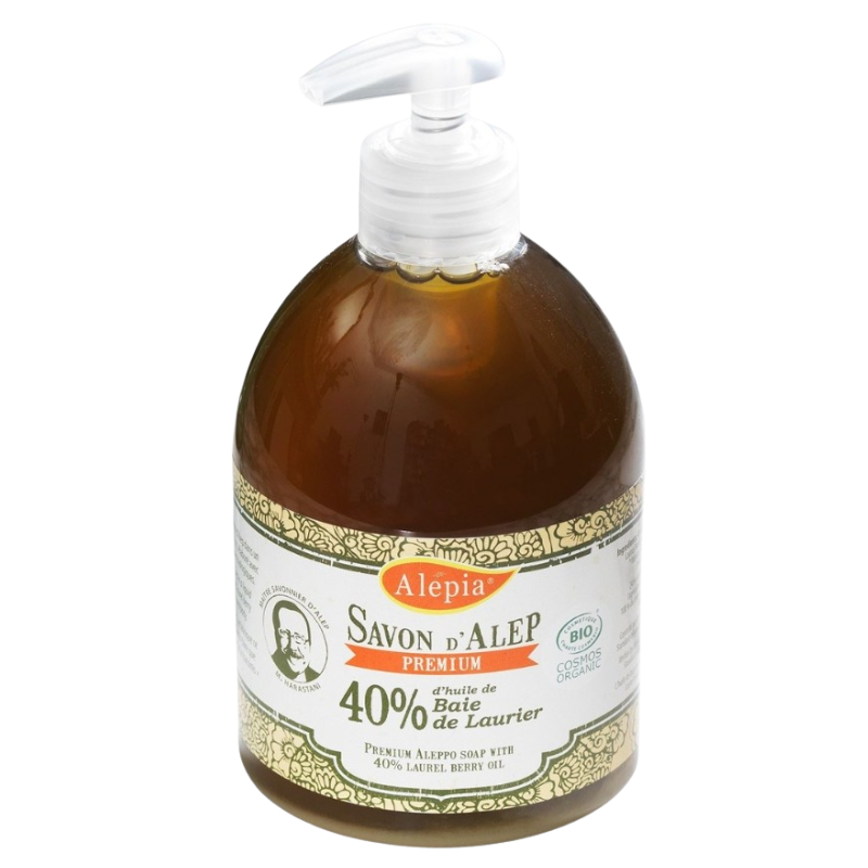 Alépia Aleppo sæbe 40% flydende (500 ml)