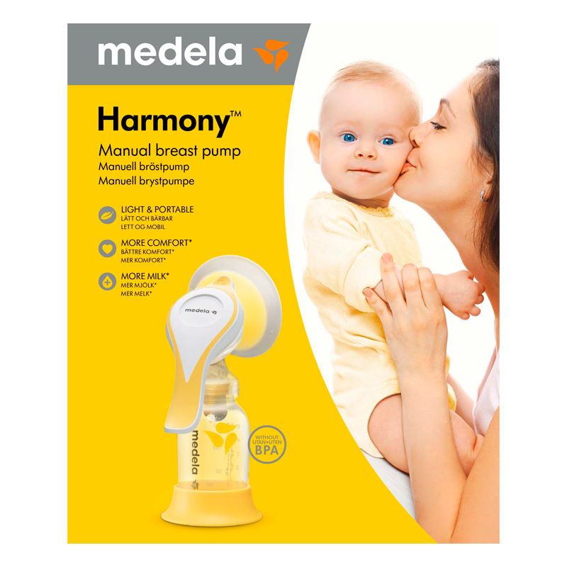 Medela Harmony Manuel Brystpumpe M. Flex Tragt - 1 stk
