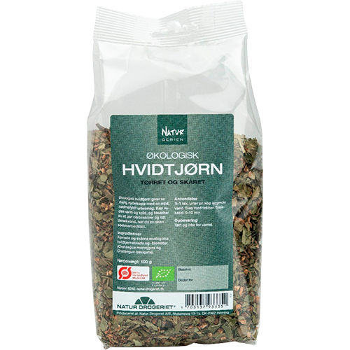 Natur Drogeriet Økologisk Hvidtjørn Blade - 100 g.
