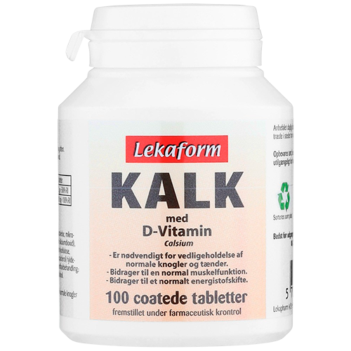 Lekaform Kalk Med Vitamin D (100 tabl) Lekaform Kalk Med Vitamin D (100 tabl)