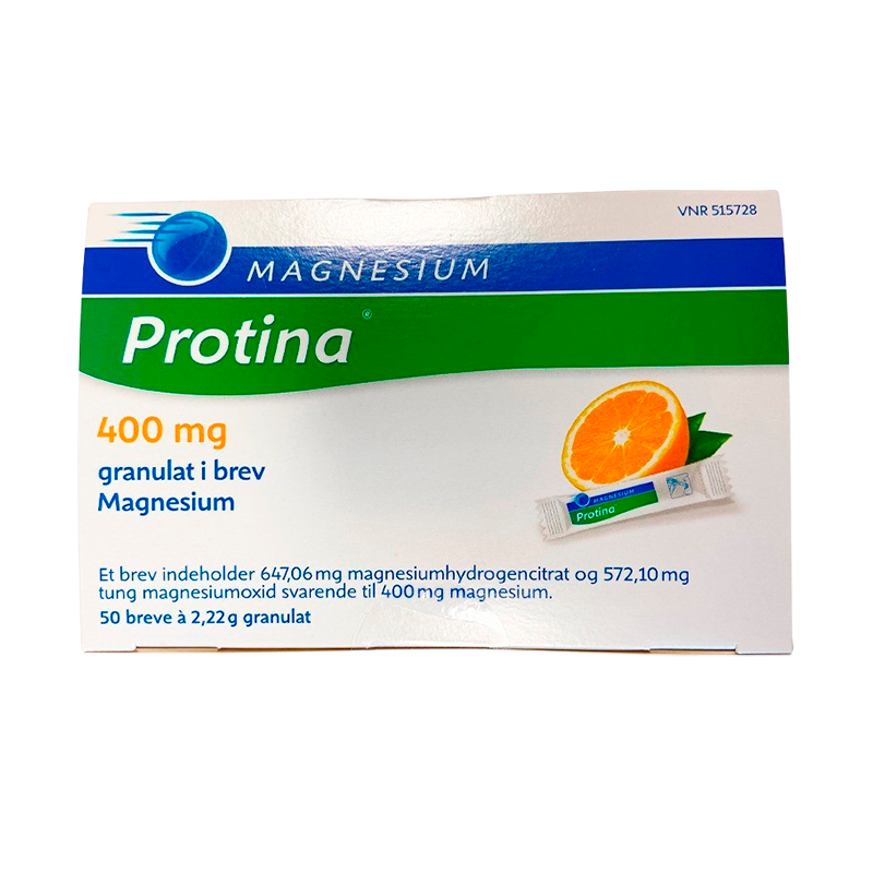 Magnesium Protina 400 mg Appelsin (50x2,22g)