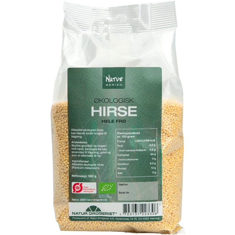 Natur Drogeriet Hirse Hel Ø (500 gr)