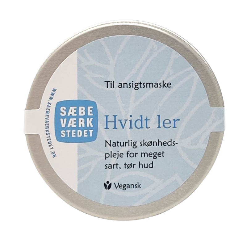 Sæbeværkstedet Ler Til Ansigtsmaske Hvidt - 50 gr