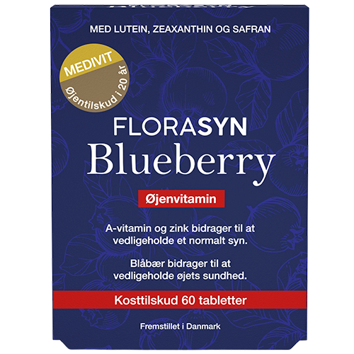Florasyn Blueberry Øjenvitamin (60 tabl)