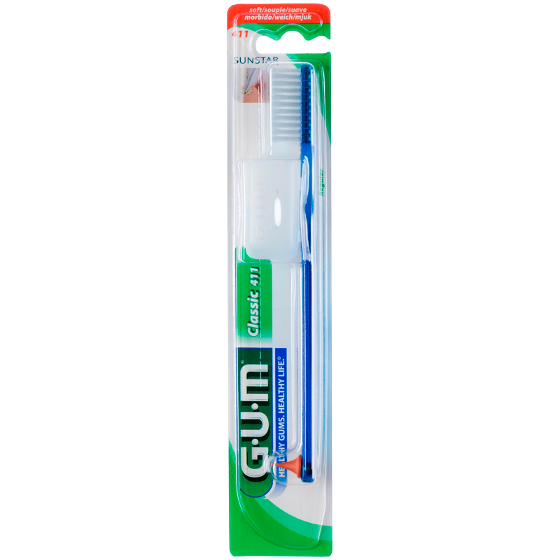 GUM Tandbørste Classic 411 Voksen Blød - 1 stk